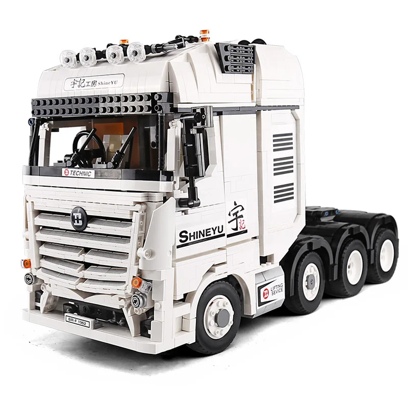 

High-Tech Car Toys Compatible With Fully RC Benzss ACTROS 4163 Building Blocks Aseembly Car Model for Kids Christmas Gift