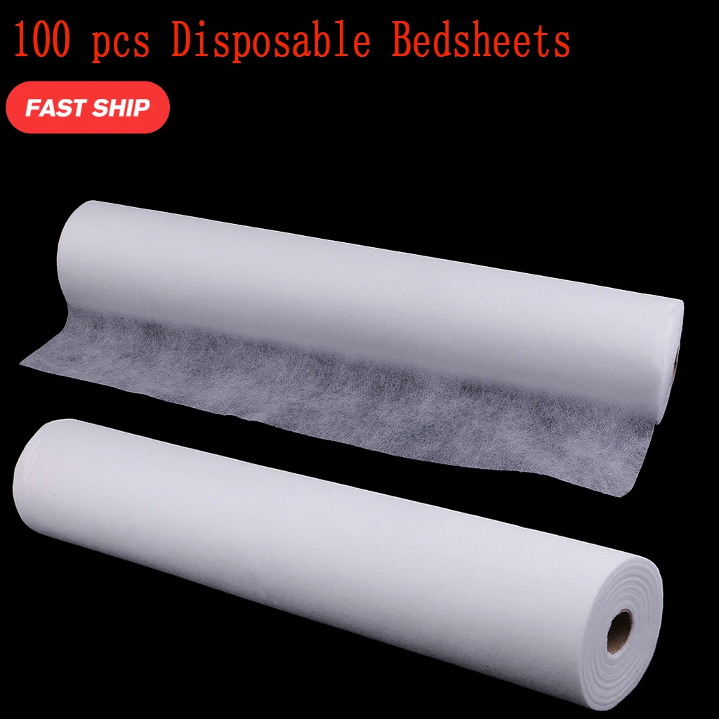 100 шт. одноразовые косметические салфетки для массажа на подголовнике|Аксессуары