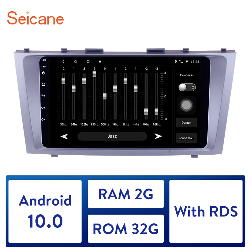 Автомобильный мультимедийный плеер Seicane автомагнитола с GPS навигацией и