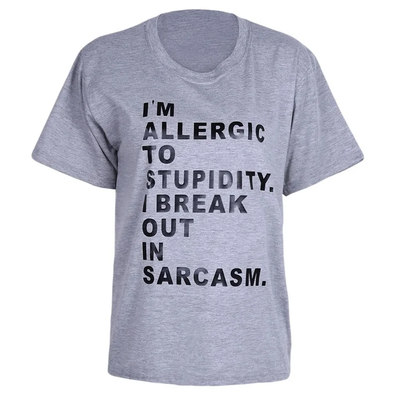 

T Shirt Women Fashion Letter Print Tee Tops 2020 New Short Sleeve Black O-neck Casual Thin Style Female