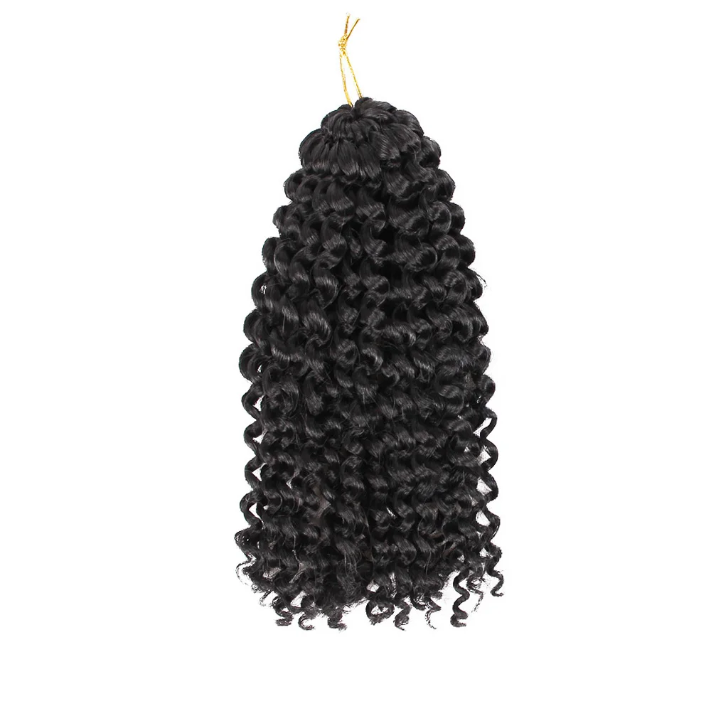 # 1B Marly Bob Ombre волосы для наращивания синтетические Marly Jerry curl ямайские прыгающие вязанные волосы афро кудрявые вязанные косы - Цвет: # 1B