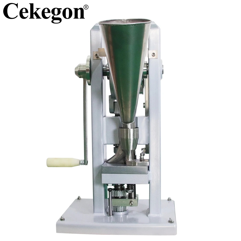 

Cekegon TDP-0 Single Punch Candy Tablet Making Machine Single Punching Tablet Press Herbal Pill Making Machine For DIY Mold