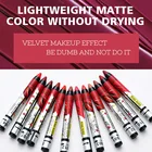 Пикантная губная помада, ручка, матовая губная помада, стойкая, не выцветает, контур губ помада-карандаш для губ, профессиональный высококачественный Женский макияж