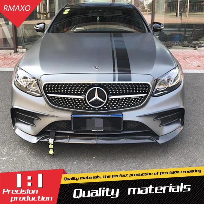 Для Mercedes-Benz W213 рассеиватель переднего бампера защитные бамперы для Benz E-Class E200 E260
