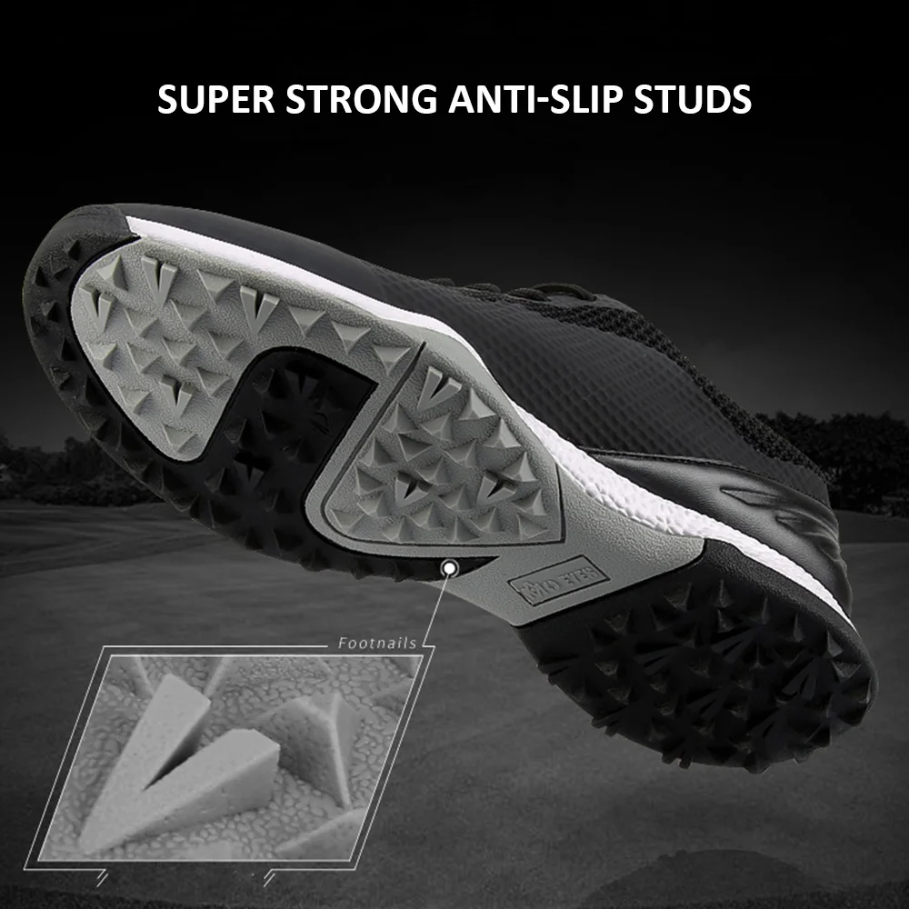 Мужская обувь для гольфа PGM дышащая Нескользящая водонепроницаемая с сеткой