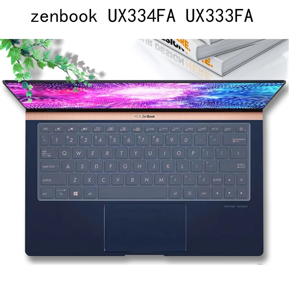 

Чехол для клавиатуры силиконовый Противопыльный для ASUS ZenBook 13 UX333FA UX333F FN UX334 FA UX334FN F ультратонкие аксессуары из ТПУ