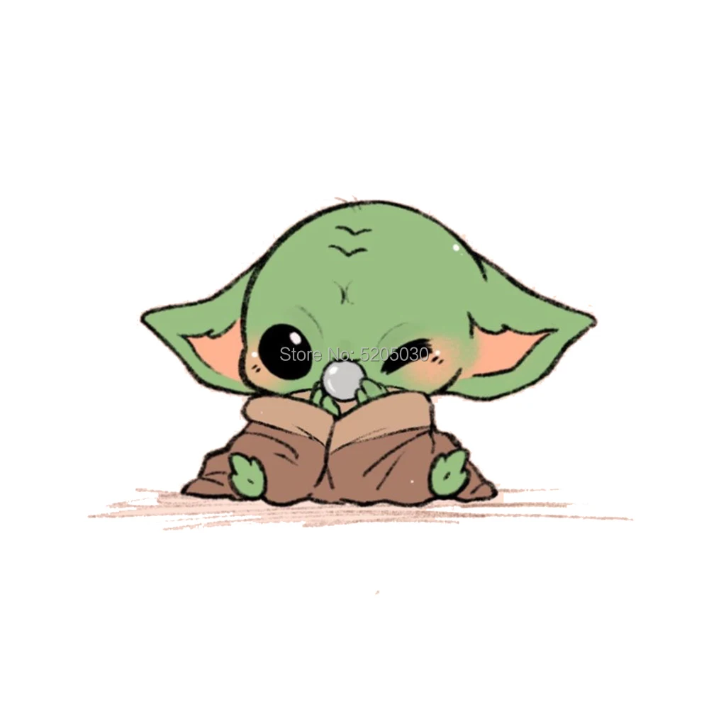 1 шт. мандалорский ребенок йода ноутбук стикер мотоцикл Водонепроницаемый