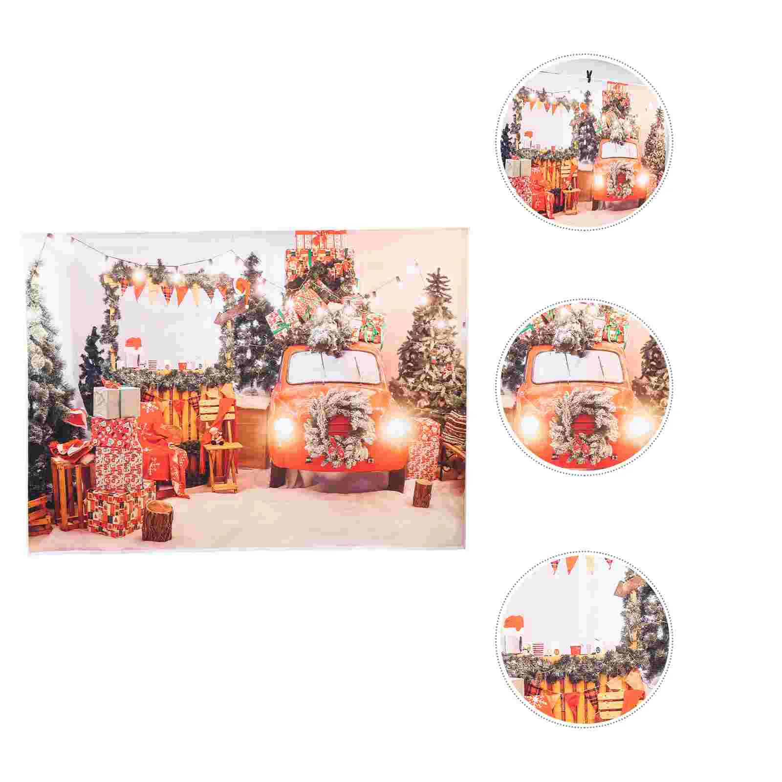 

Christmas Photography Background Cloth Backdrop Xmas Party Photo Props Supplies