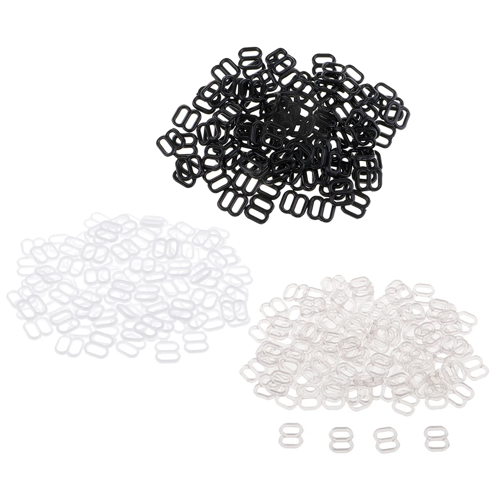 100 шт./лот нейлоновое нижнее белье 8 в форме бюстгальтера регулируемые зажимы для