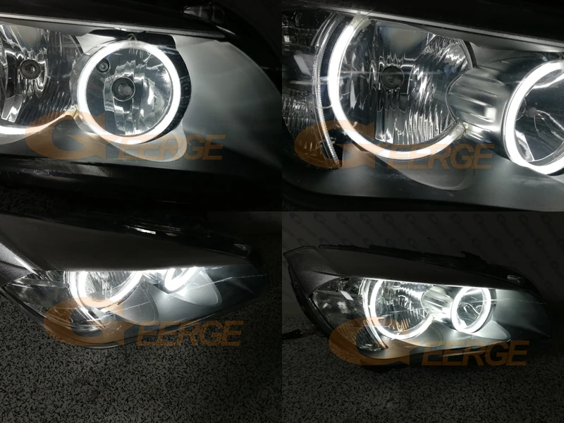 Для BMW X1 E84 2009 2010 2011 2012 2013 2014 2015 отличные ультра яркие CCFL ангельские глазки Halo