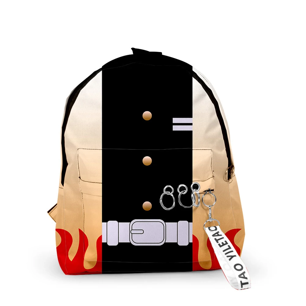 

Demon Slayer Cos Backpack Harajuku Anime Street Backpacks Student Girl Boys Unusual Bags Cool Anime Style Back Pack for Men