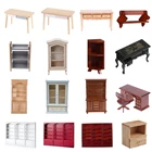 Кукольная имитация мебели, 1 шт., красная книжная полка, стеллаж для газет, шкаф, деревянная полка, книжный шкаф, модель кукольного домика, Миниатюрные аксессуары