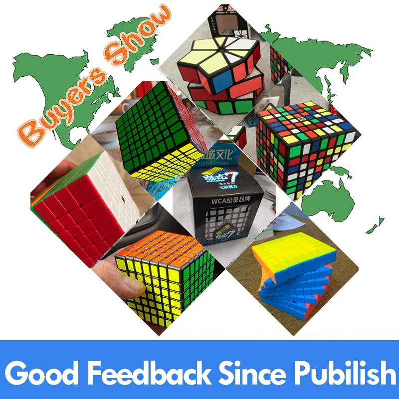 MoYu meilong-cubo m&aacute;gico MofangJiaoshi 4x4 5x5 6x6 7x7 8x8x8, rompecabezas educativo, cubo m&aacute;gico juguetes para ni&ntilde;os-2