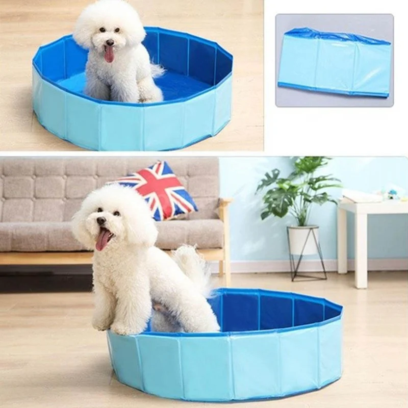 

Foldable Pet Bath Pool Collapsible Dog Pool Pet Bathing Tub Pool For Dogs Cats