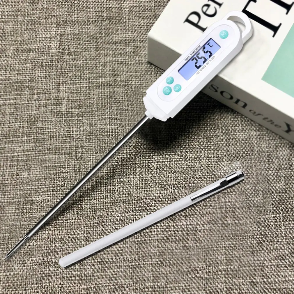 

Kitchen Digital Thermometer Meat Milk Cooking Oil Deep Fry BBQ Temperature Gauge Food Electronic Thermometer