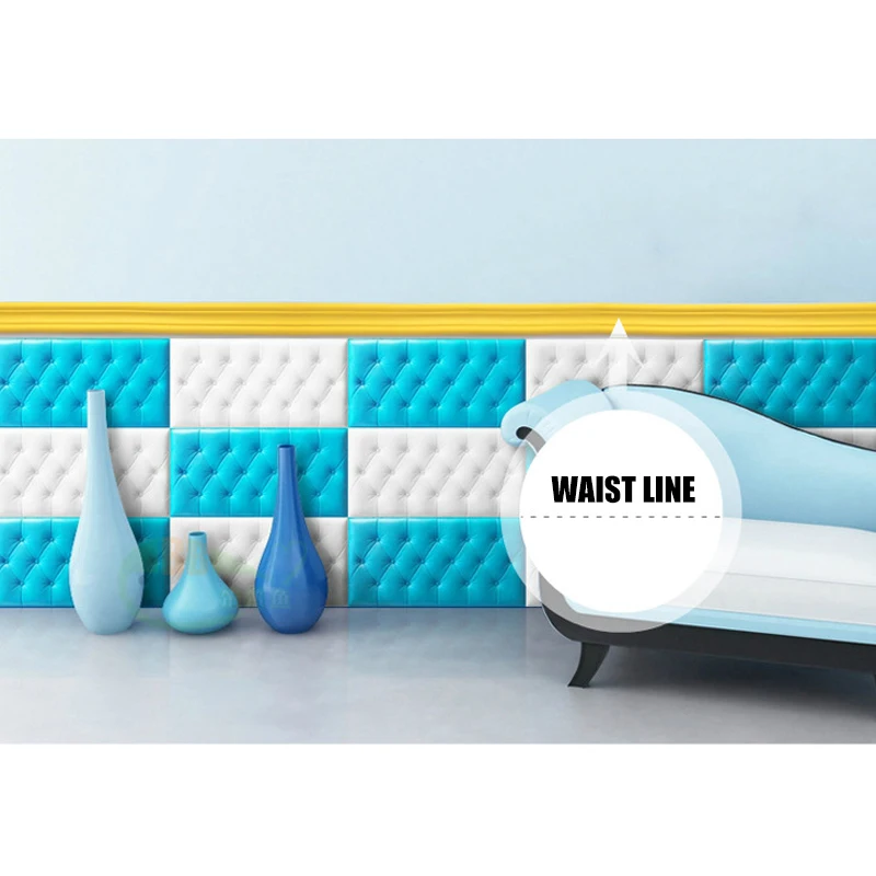 Водостойкая самоклеящаяся декоративная 3d-наклейка 2 м | Дом и сад