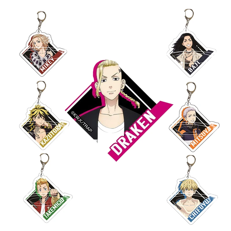 

Брелок Аниме Токийский брелок для ключей мстряхий брелок для ключей кольцо для ключей аксессуары для косплея искусственная Подвеска подар...