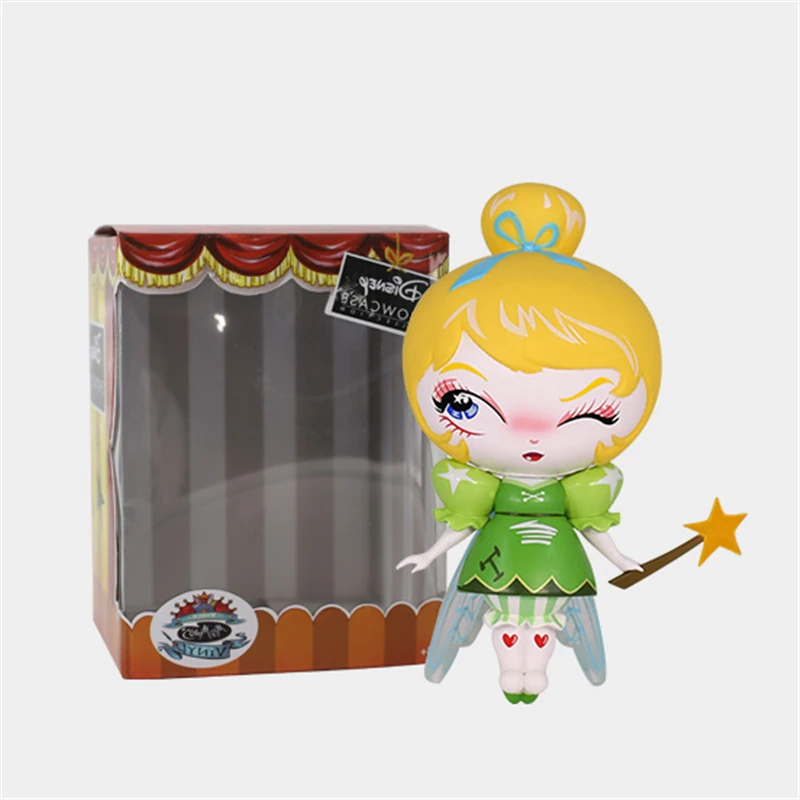 

Disney Cartoon Series 18Cm Anime Figures Genuine Wonderful Fairy Tinkerbell Doll Model Ornaments Peripherals Toy Collectable