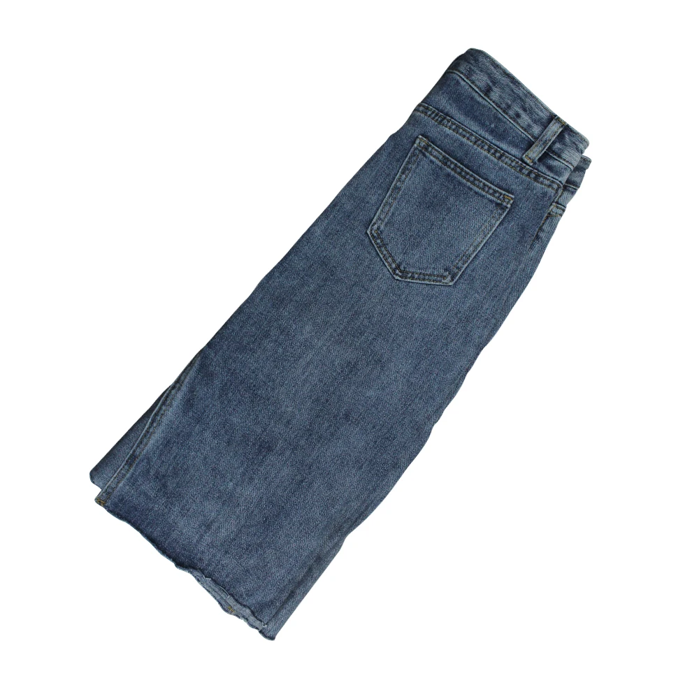 Женская джинсовая юбка пачка с высокой талией в стиле ретро Повседневная Длинная