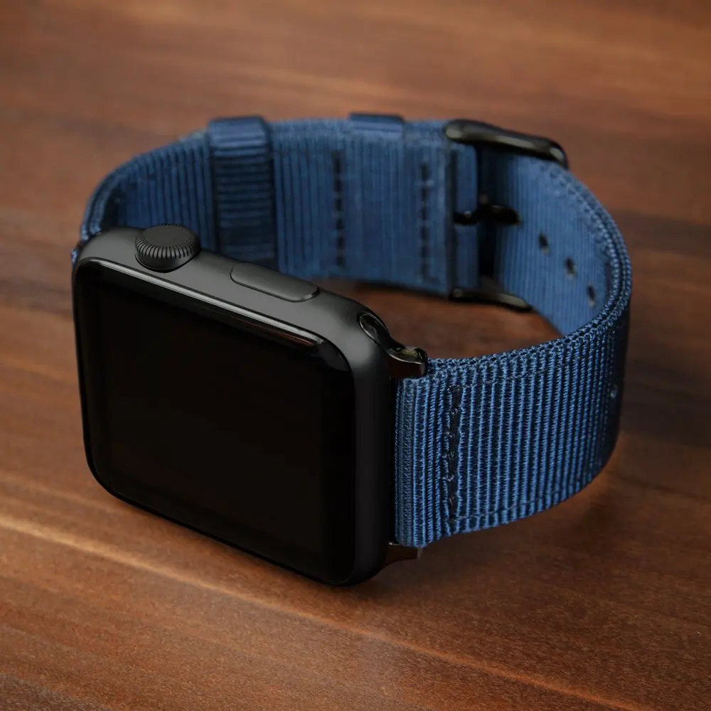 Ремешок NATO для Apple watch 4 5 band 44 мм 40 мм iWatch band 42 мм 38 мм спортивный нейлоновый браслетный ремешок для часов Apple watch 4 5 3 42/38 мм