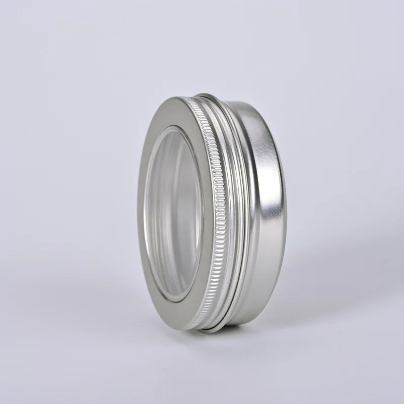 100 г алюминиевые банки с прозрачным окном мл круглые горшки для бальзама губ