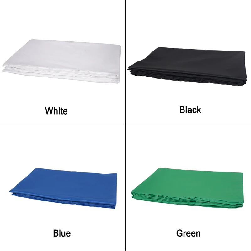 Green Screen Chroma Photo Studio Background Cloth Photography Backdrops Chromakey Smooth Muslin Cotton For Video Shooting Props |