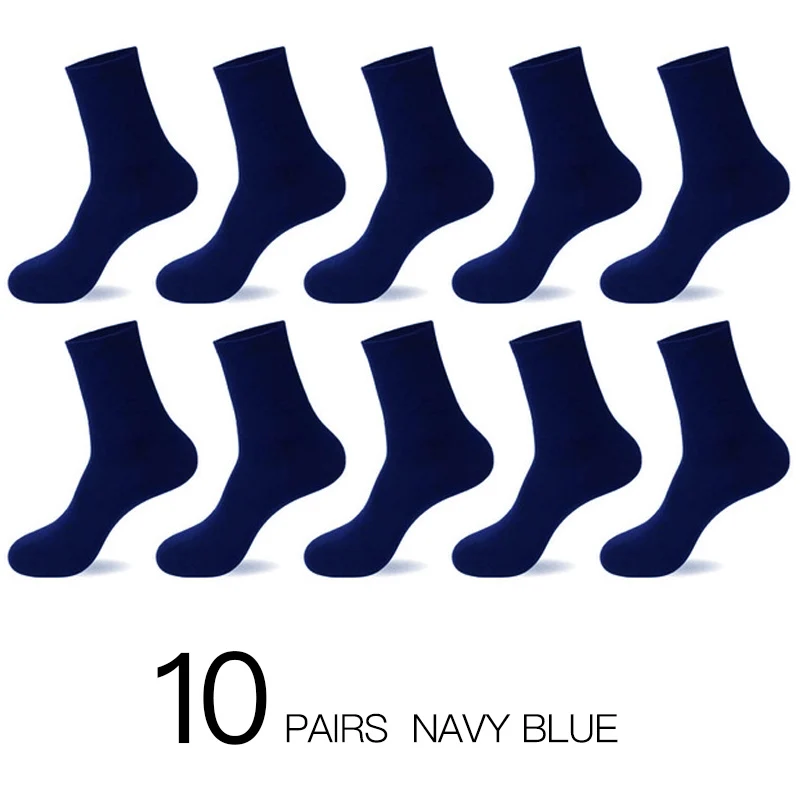 

HSS 2021 Men's Cotton Socks New styles 10 Pairs / Lot Black Business Men Socks Breathable Spring Summer for Male US size(6.5-12)