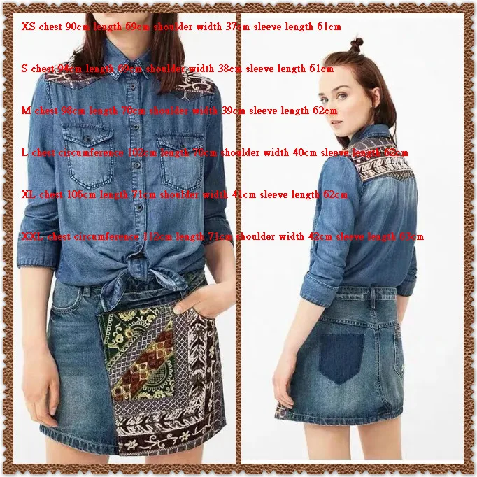 DESIGUAL новинка, Испанский Стиль, ручная роспись, v-образный вырез, блузка(689