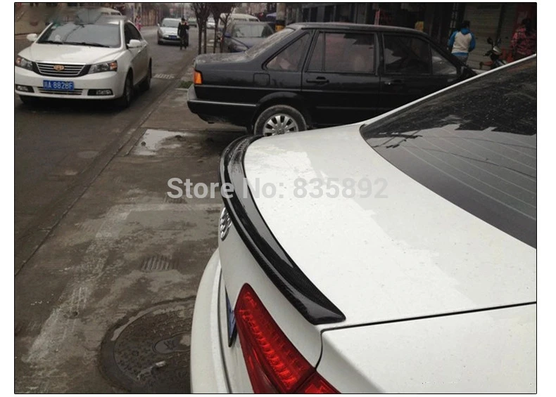 

Carbon fiber AG style A5 coupe rear trunk spoiler wing auto rear boot lip spoiler for Audi A5 coupe 2 door no-sline 2008-2014