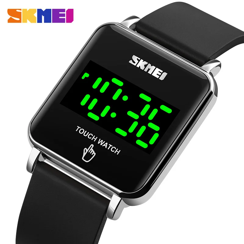 

SKMEI Date Time Male Female Digital Touch Watches LED Simple Design Men Women Wristwatch Magnetic Buckle Mens Ladies Watch 1744