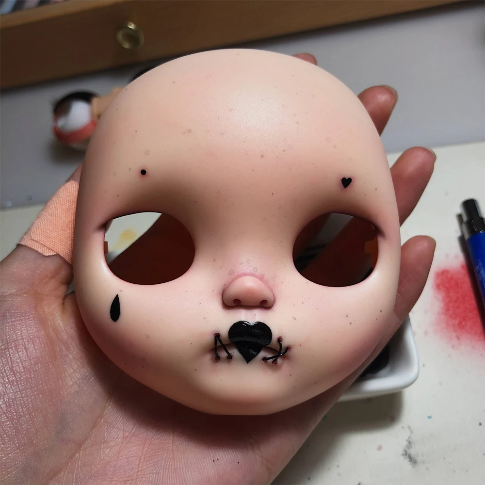 Blyth кукольная лицевая пластина для diy вашего макияжа blyth включая заднюю панель