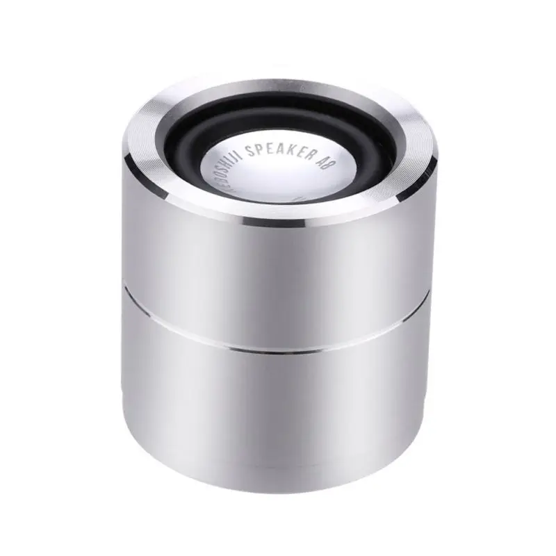 Металлический Супер Мини Bluetooth Динамик Hands Free Call карманный размер высокая