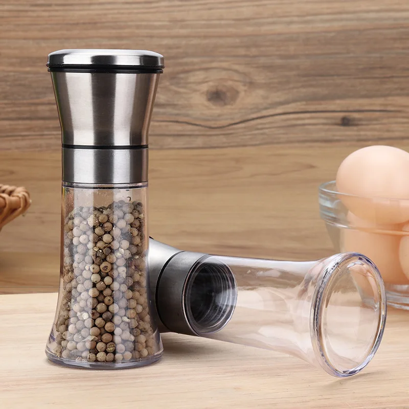 

Quality Stainless Steel Pepper Grinder Mill Adjustable Manual Mill Seasoning Spice Ceramic Grinding Core for Kitchen Tools