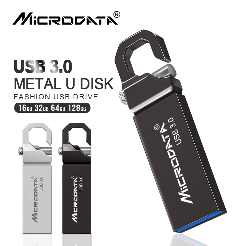 

3.0 USB Flash Drive 64GB Metal Pendrive 128GB High Speed USB Stick 32GB Pen Drive 16GB 8GB USB Storage Flash Disk