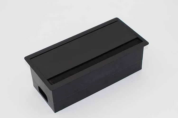 Искусственный Сплав 86 розетка панель прострочка коробка пластик 145X300 офисный стол для совещаний настольная квадратная щетка линия отверстие