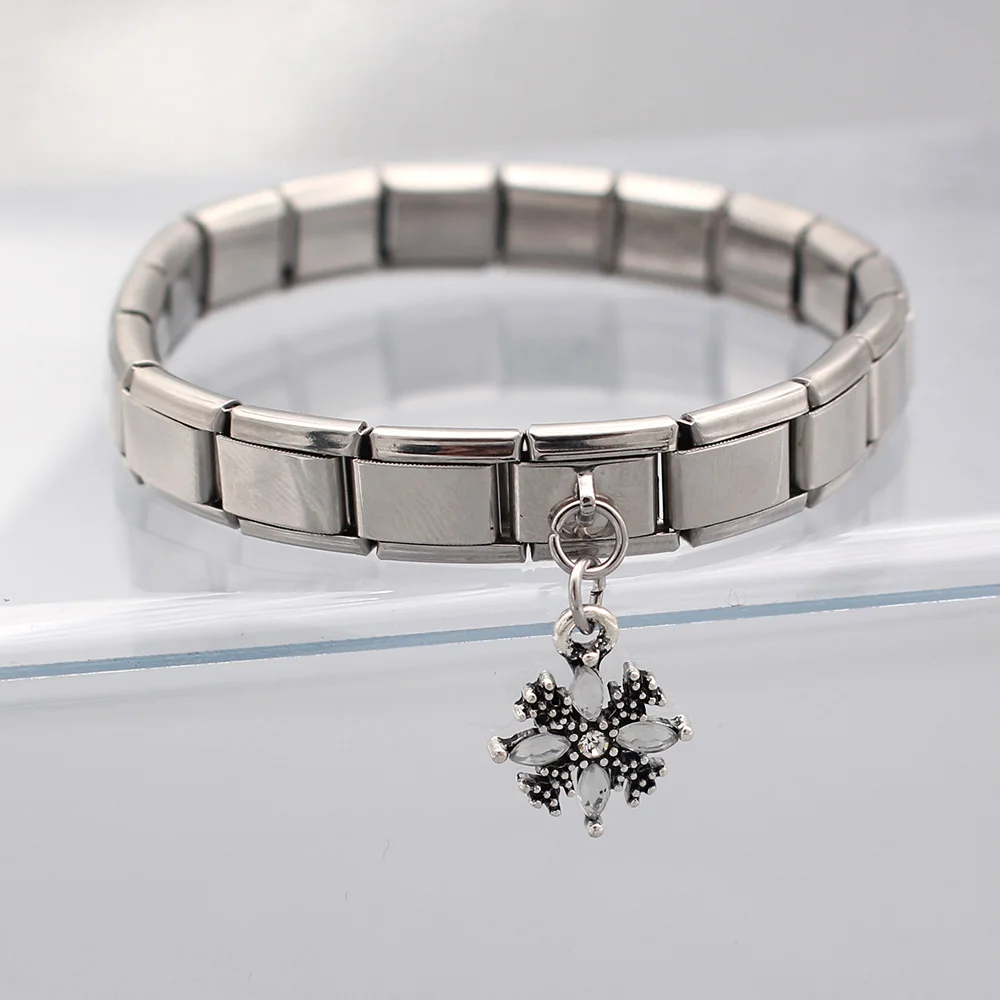 Женский браслет из нержавеющей стали Hapiship итальянский Браслет 9 мм с