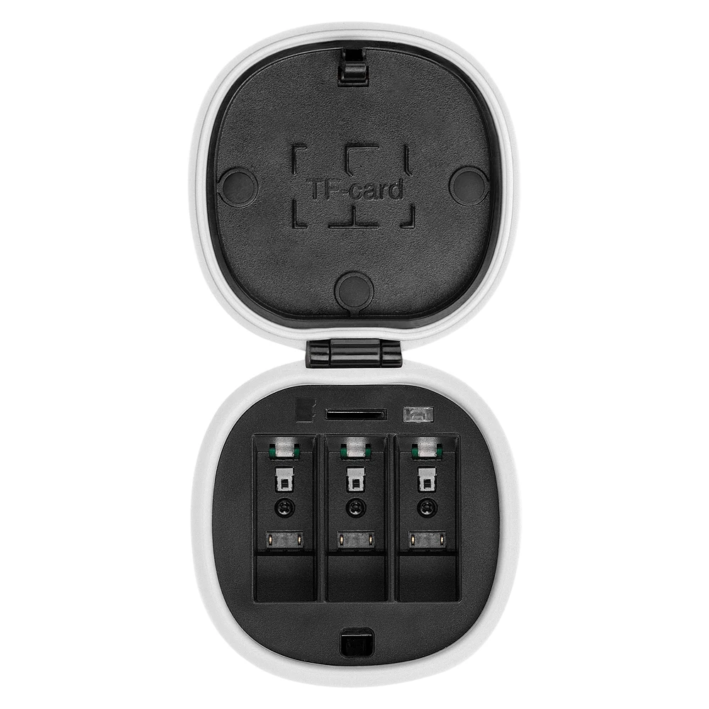 Зарядное устройство TELESIN для хранения аккумуляторов Gopro Hero8 7 6 5 комплект черных Hero
