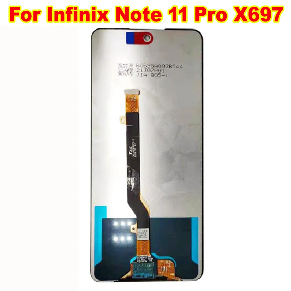 

Лучшая Рабочая стеклянная панель для Infinix Note 11 Pro X697, ЖК-дисплей кодирующий преобразователь сенсорного экрана в сборе Sensor Phone Pantalla
