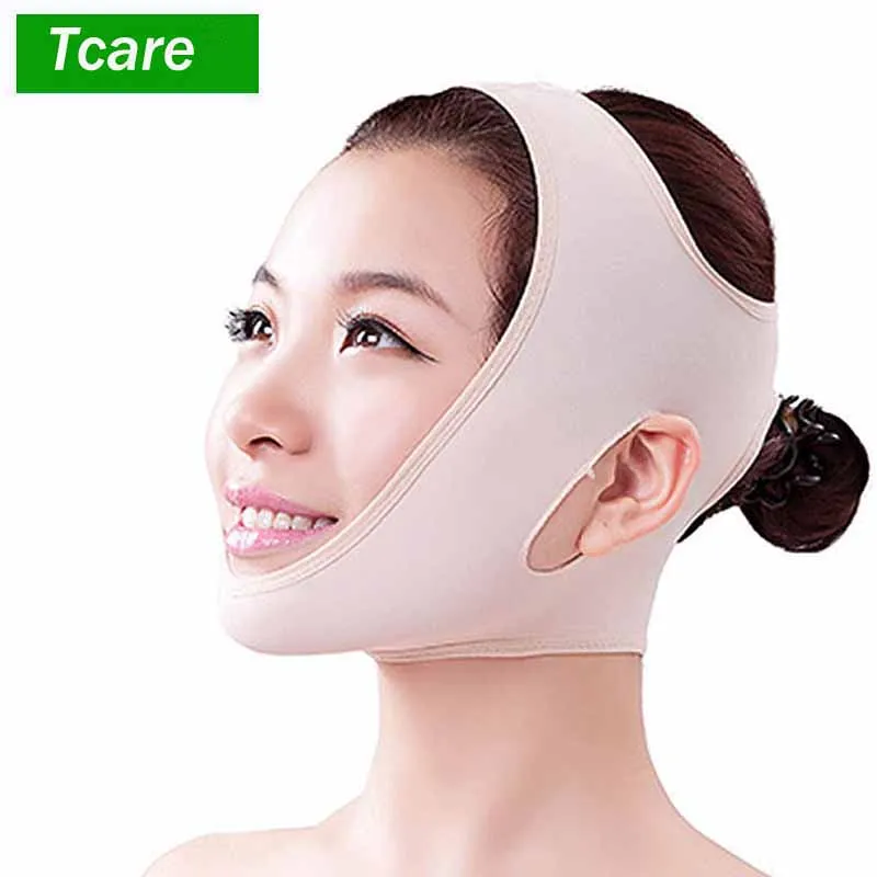 Tcare 1 шт. уход за кожей лица V Форма r лицом для похудения бинты релаксации