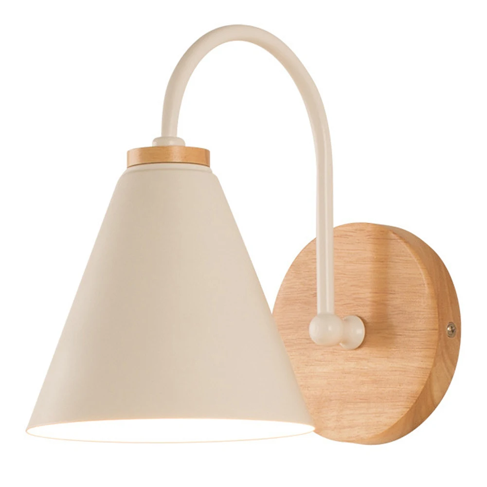 

Wooden Wall Lights Bedside Wall Lamp Bedroom Wall Light Sconce For Kitchen Restaurant Modern Wall Lamp Nordic Macaroon Sconces
