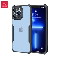 xundd protective case for iphone 11 12 13 pro maxairbag shockproof shellcamerascreen protection back transparent phone cover