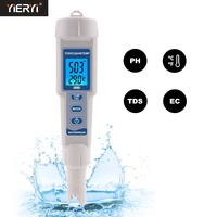 new 4 in 1 tds ph meter phtdsectemperature meter digital water quality monitor tester for pools drinking water aquariums