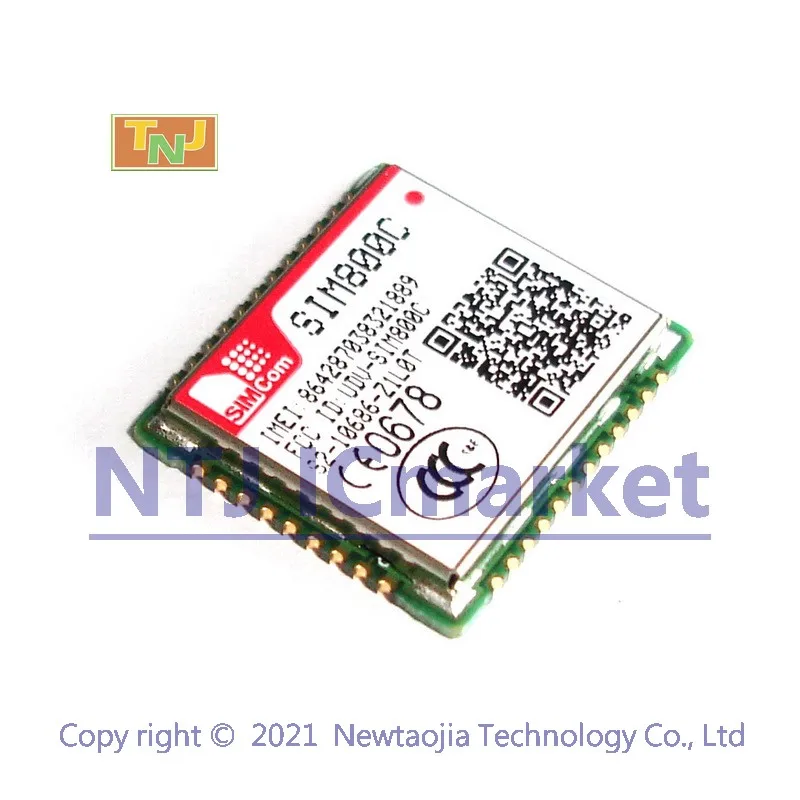 Четырёхдиапазонный модуль GSM/GPRS SIM800C SMD SIM800 чипсет IC 1 шт. | Электронные компоненты