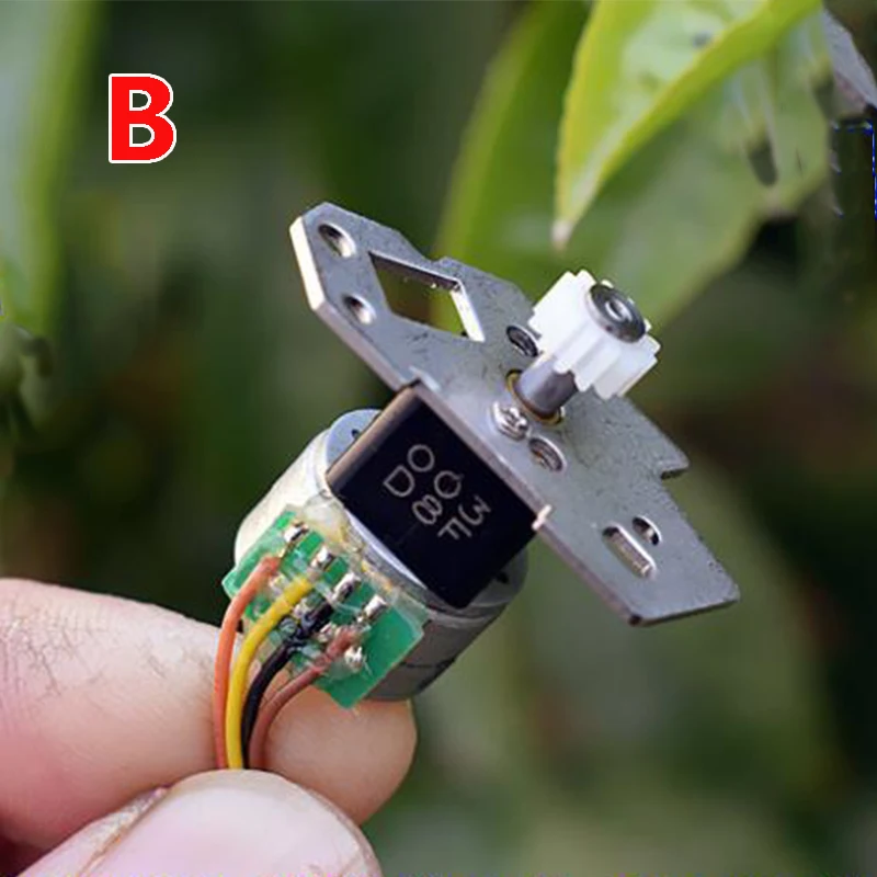 Небольшой мини 15 мм металлический шаговый Шестерни Мотор DC 5V 6V 2 фазный 4