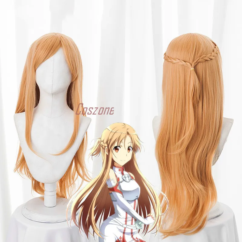 Длинные термостойкие синтетические парики из м/ф Искусство меча 90 см |