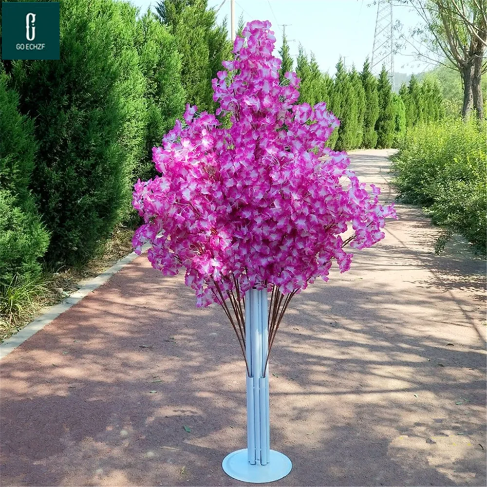 

Artificial Slik Cherry Blossoms Bunches Wedding Home Party Fake Sakura Bunch Silk Flower Cherry DIY Tree Decorations Plum Decora