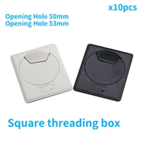 5053mm squareplastic wire hole for computer desktable top eyeletthreading