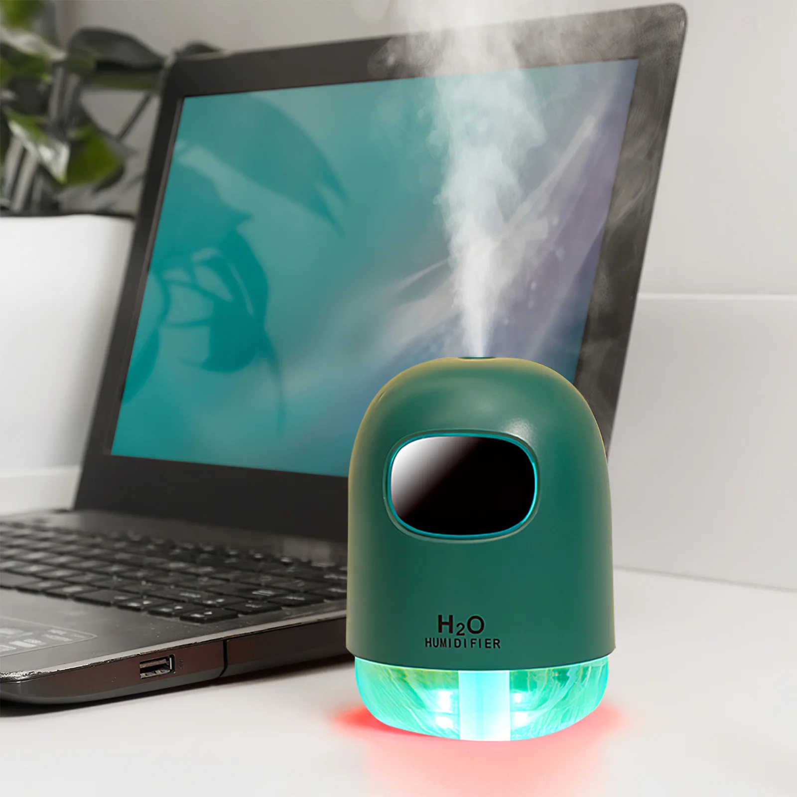 

Mini Air Humidifier LED Lamp USB Charging Essential Oil Diffuser Purifier Sprayer Desktop Aroma Mist Maker Fogger For Car Home
