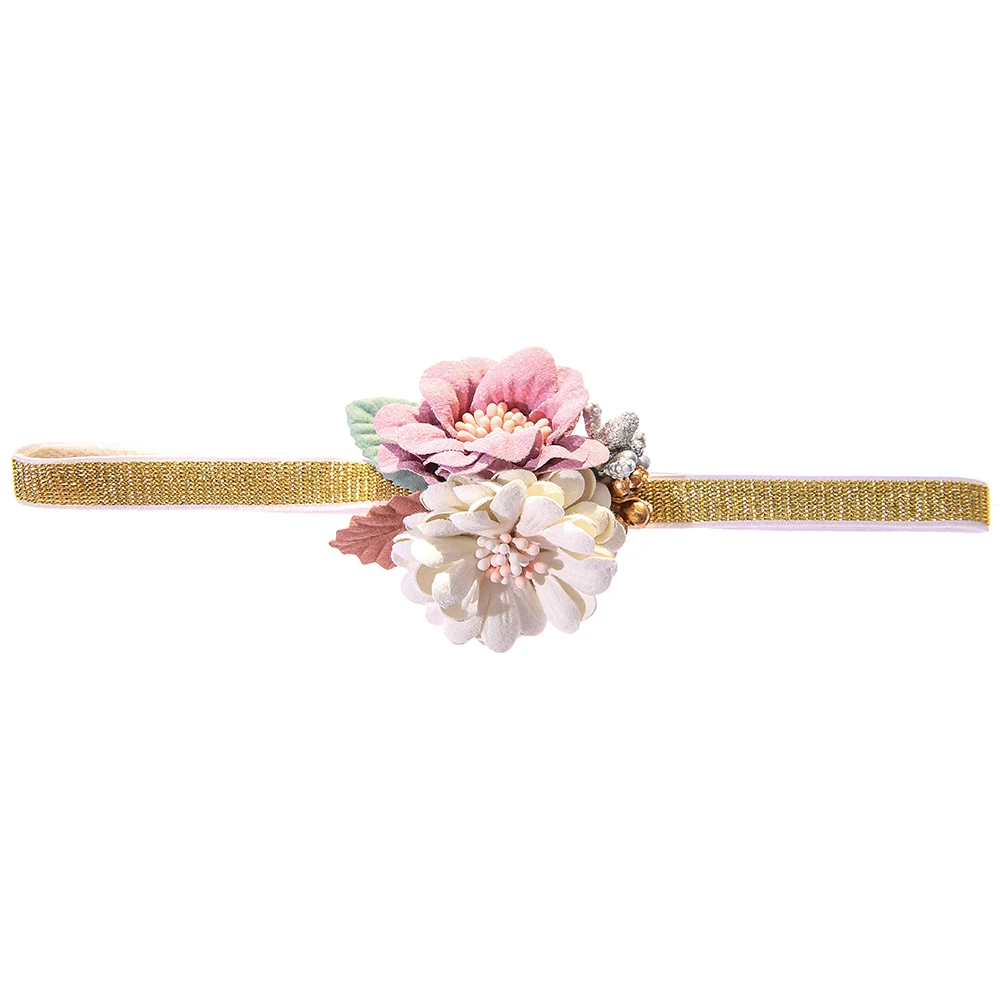 M MISM новорожденный детский ободок с цветами милый Флора реквизит для фотосессии