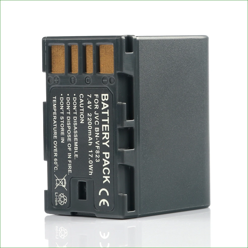 LANFULANG высокое Ёмкость (2200 мА · ч) BN VF823 VF823U Батарея пакет для JVC VF808AC VF808U VF818 VF818U|battery